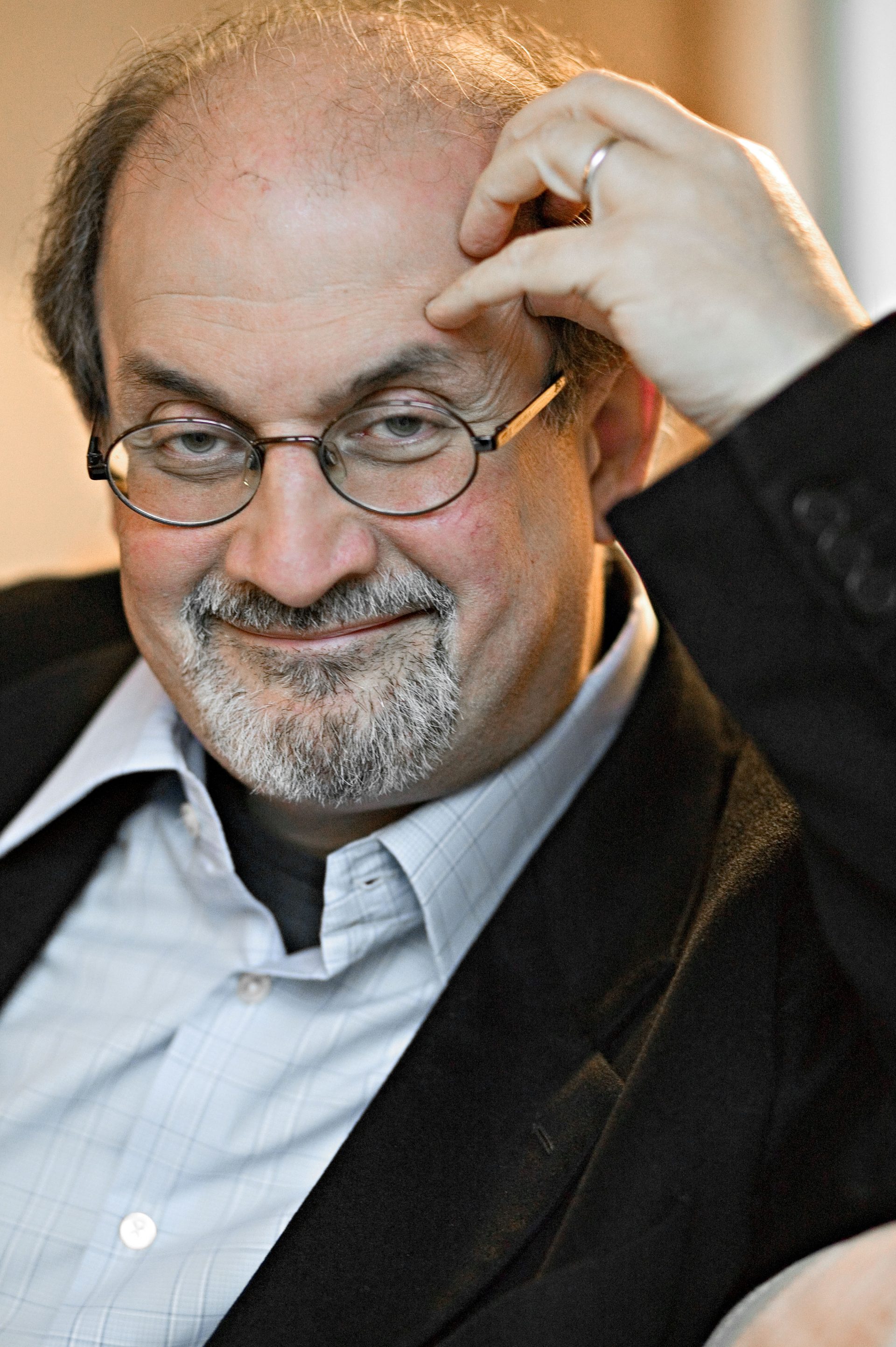  Salman Rushdie in Berlin, Schriftsteller 21.01.2006 (Portraits)
